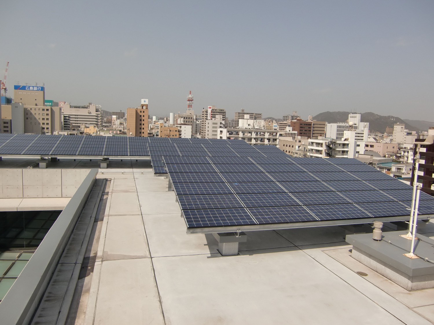 福山市生涯学習プラザ(ローズコム)太陽光発電設備工事